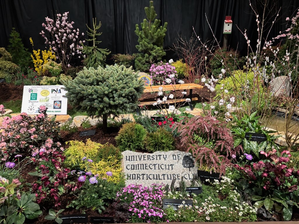 UConn Horticulture Club & Landscape Architecture Landscape Display at the CT Flower Show